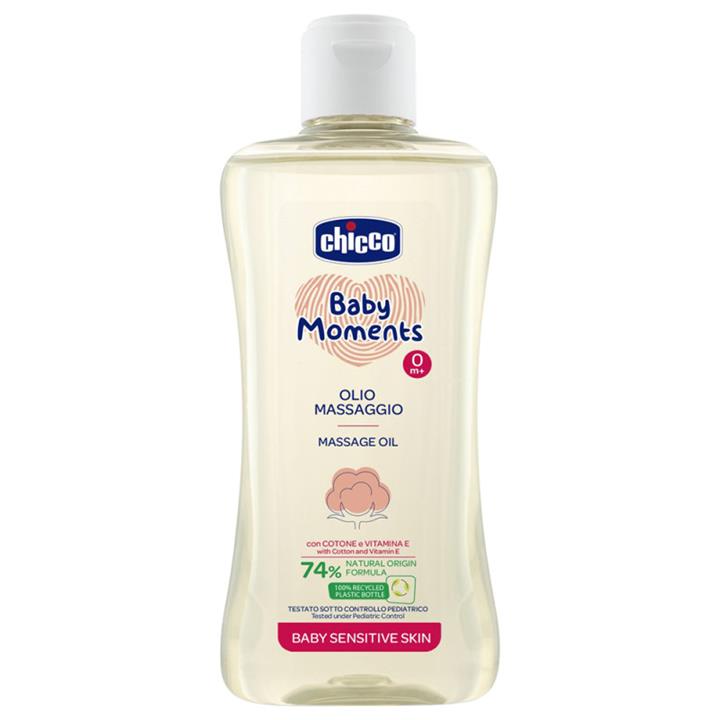 روغن ماساژ کودک چیکو مدل Sensitive Skin 74 حجم 200 میلی لیتر